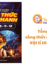 Tổng hợp công thức giải nhanh Vật lí 10-11-12 PDF (Vũ Tuấn Anh)